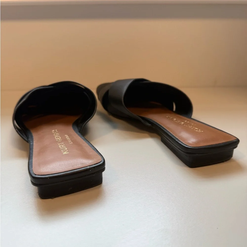 Kurt Geiger Black Braided Mules Size 40 - Picture 3 of 5